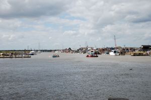 Southwold Harbour and the ferries