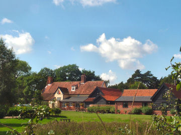 The White Hart at Blythburgh from Blythburgh Water