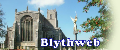 Blythburgh's impressive Holy Trinity Church and the village's unique village sign 'The Blythburgh Angel', created to mark the Millennium. Read about it in our Featured Reports section on www.blythweb.co.uk .