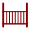At least one baby cot is available At least one baby cot is available