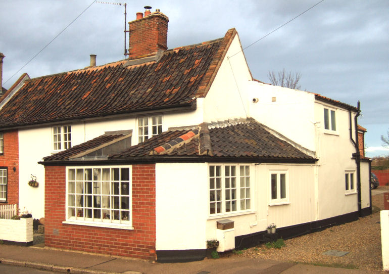 This builders yard and perhaps slaughter house has been
                converted into two houses